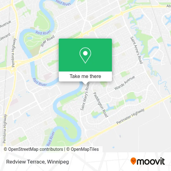 Redview Terrace map
