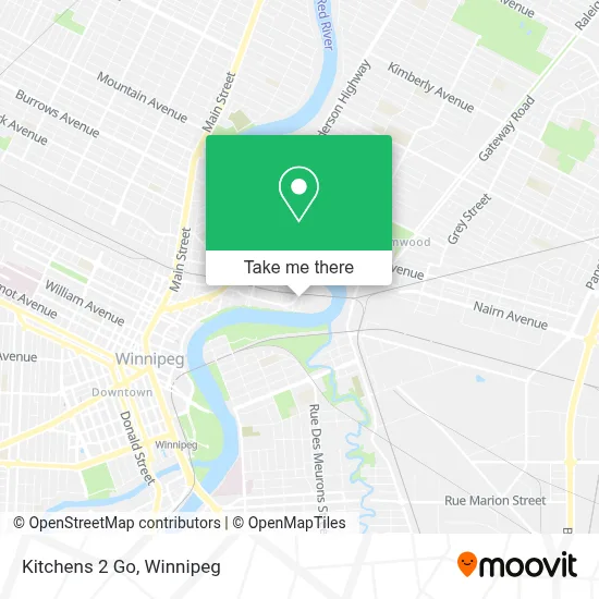 Kitchens 2 Go map