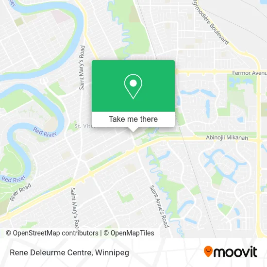 Rene Deleurme Centre map