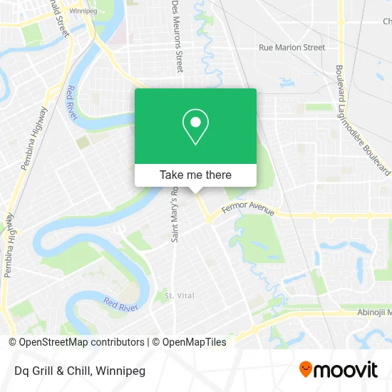 Dq Grill & Chill map