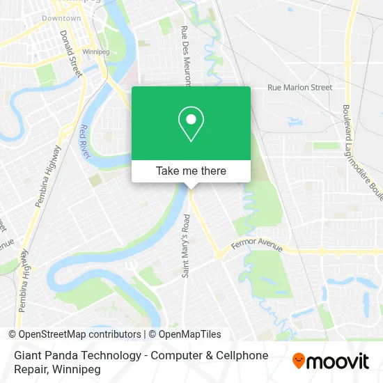 Giant Panda Technology - Computer & Cellphone Repair map