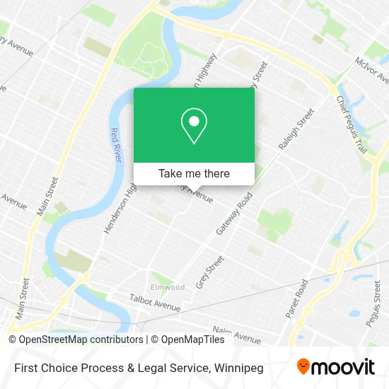 First Choice Process & Legal Service map
