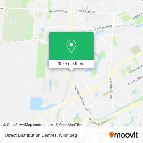 Direct Distribution Centres map