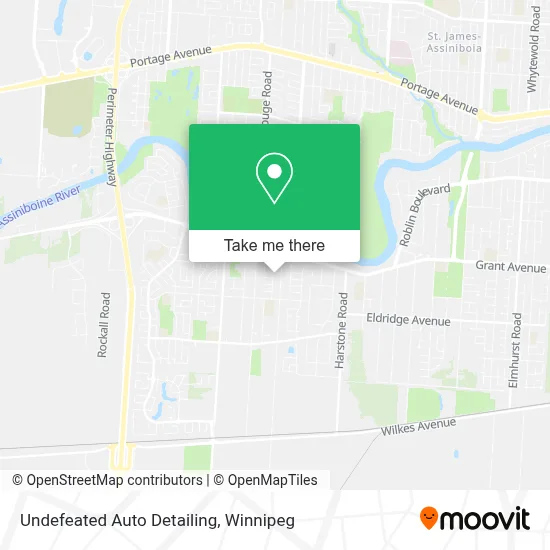 Undefeated Auto Detailing map