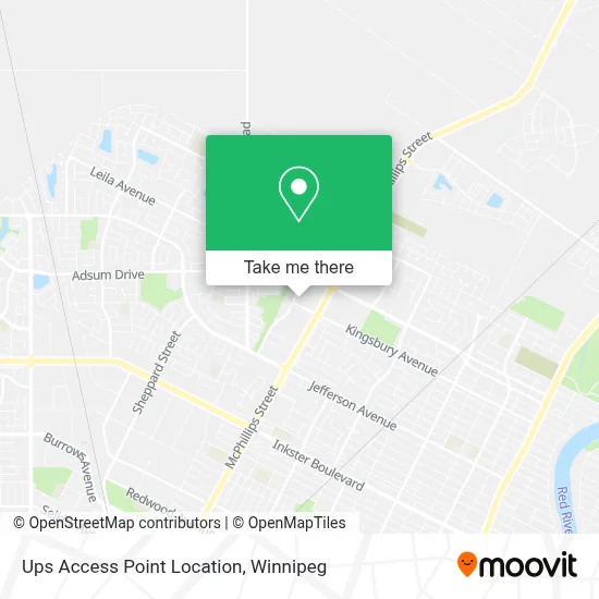 Ups Access Point Location plan
