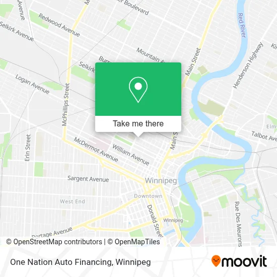 One Nation Auto Financing map