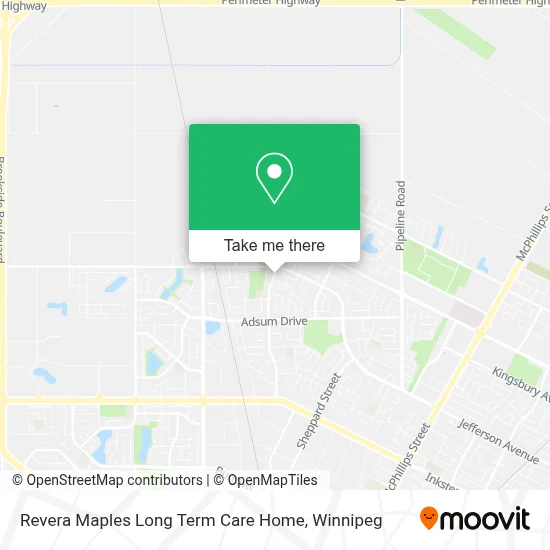 Revera Maples Long Term Care Home map