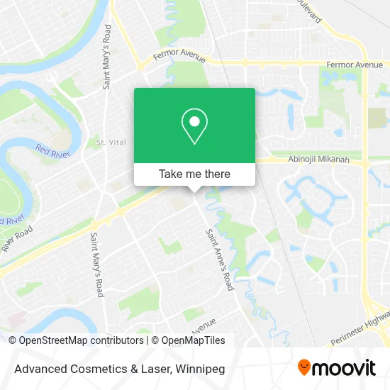 Advanced Cosmetics & Laser map