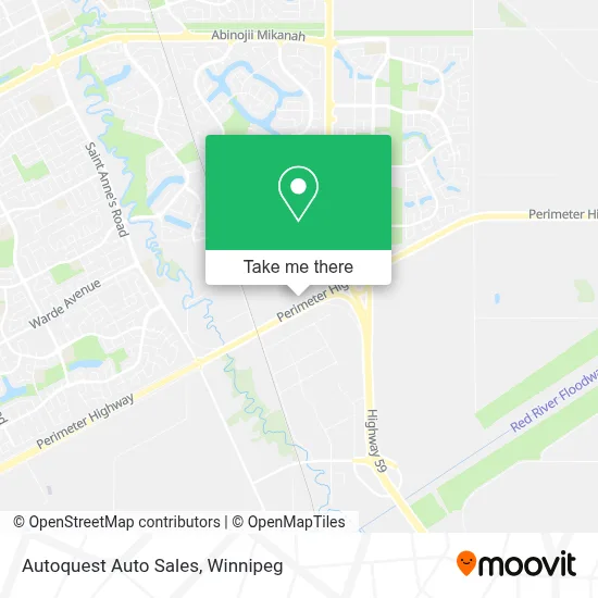 Autoquest Auto Sales map