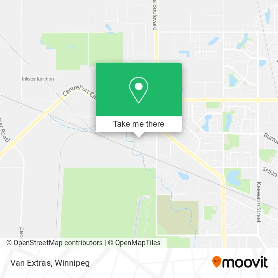 Van Extras map