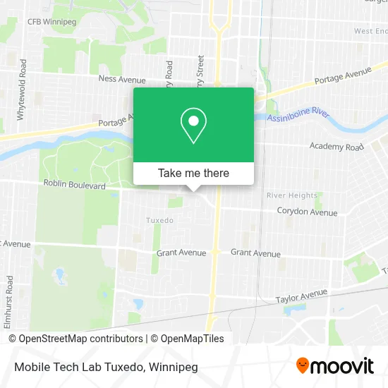 Mobile Tech Lab Tuxedo map