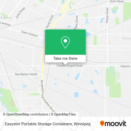 Easystor Portable Storage Containers map