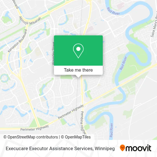 Execucare Executor Assistance Services map