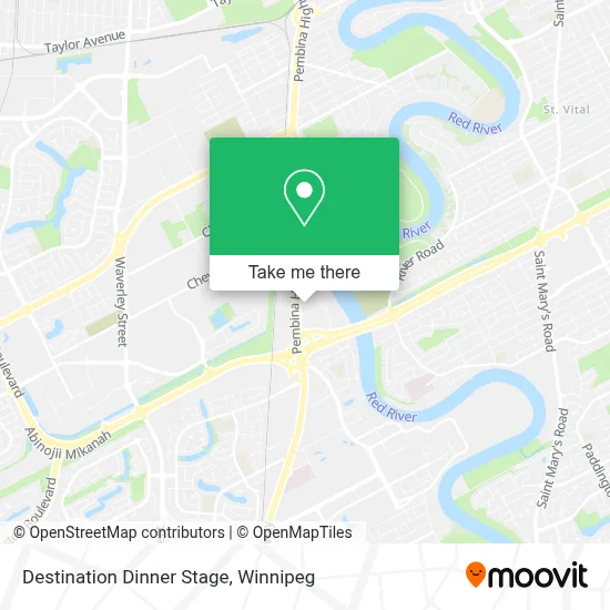 Destination Dinner Stage map