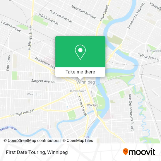 First Date Touring map