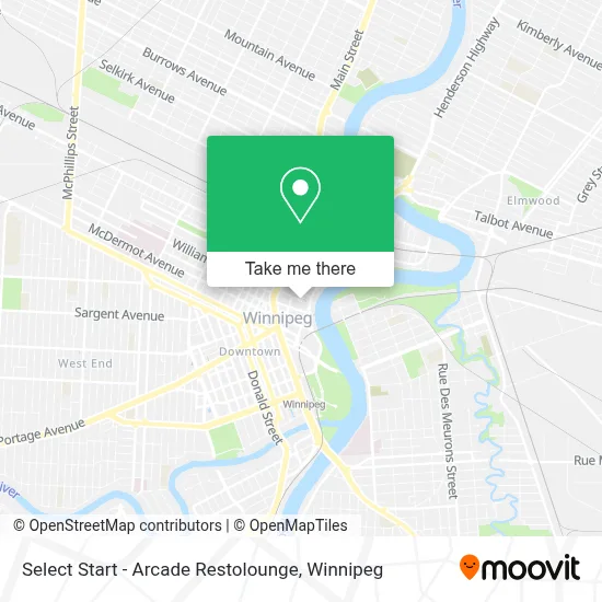 Select Start - Arcade Restolounge map