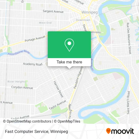 Fast Computer Service map