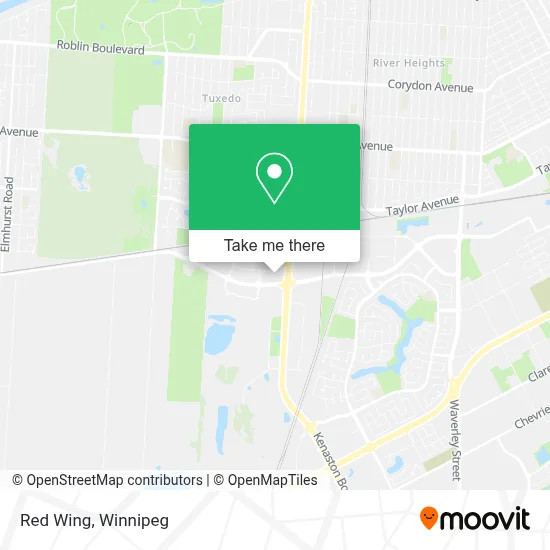 Red Wing map