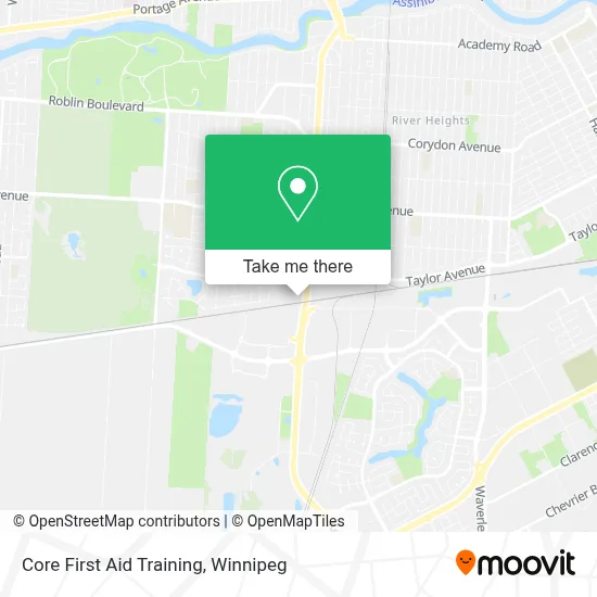 Core First Aid Training map