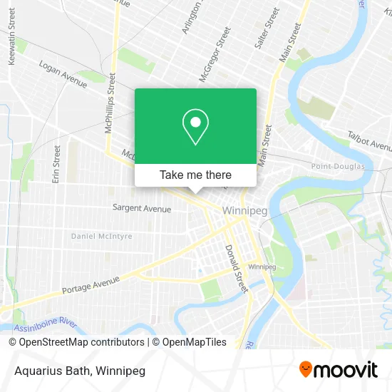 Aquarius Bath map