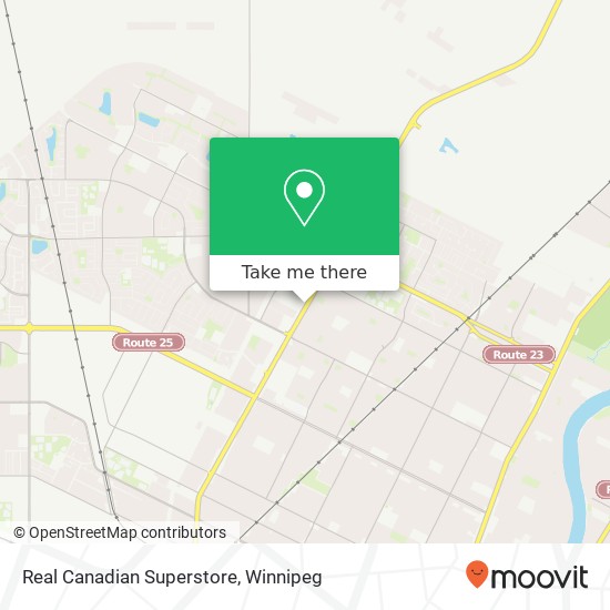 Real Canadian Superstore map