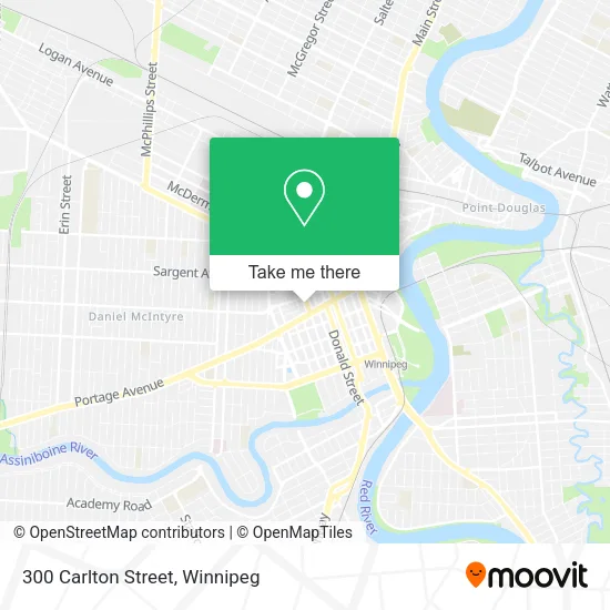 300 Carlton Street map