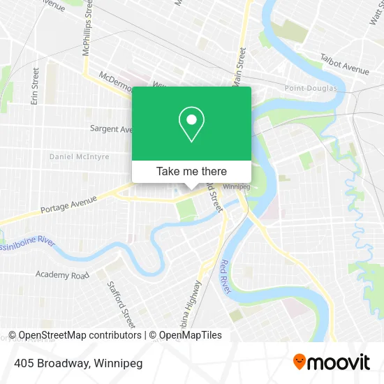 405 Broadway map