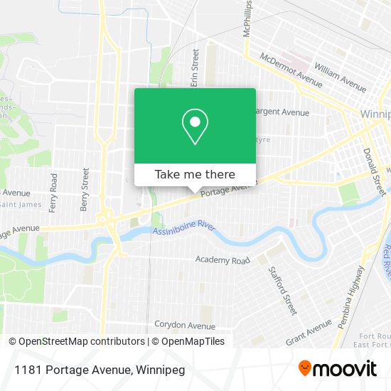 1181 Portage Avenue map