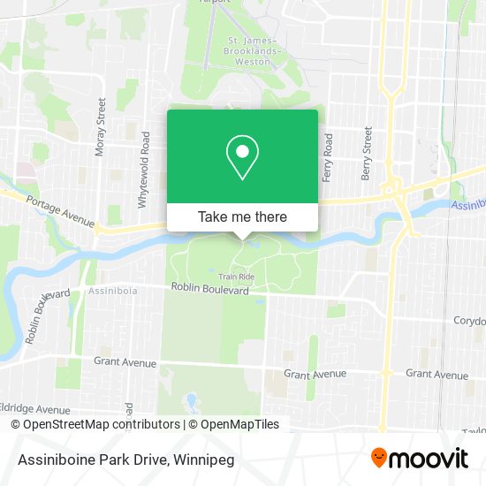 Assiniboine Park Drive map