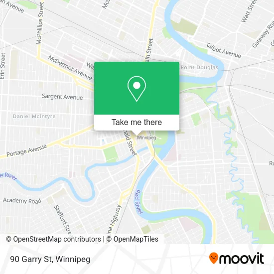 90 Garry St map