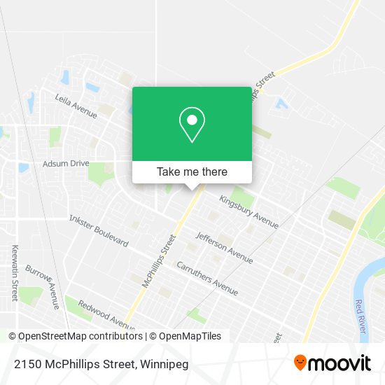 2150 McPhillips Street map