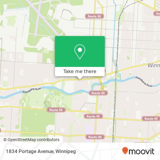 1834 Portage Avenue map