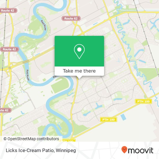 Licks Ice-Cream Patio, 20 Britannica Rd Winnipeg, MB R2N plan