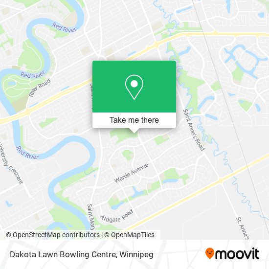 Dakota Lawn Bowling Centre plan