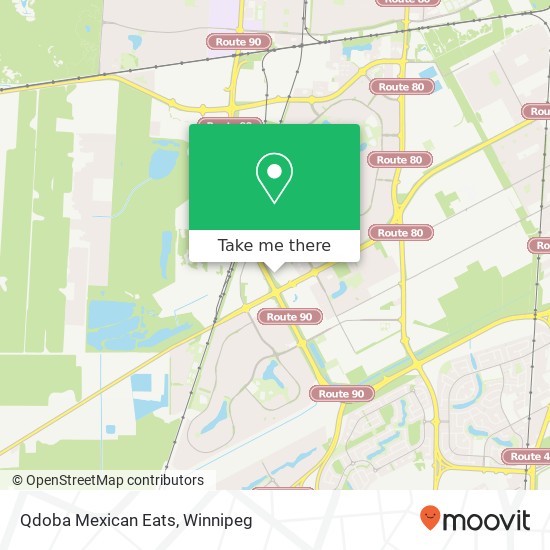 Qdoba Mexican Eats, 1659 Kenaston Blvd Winnipeg, MB R3P 2M4 plan