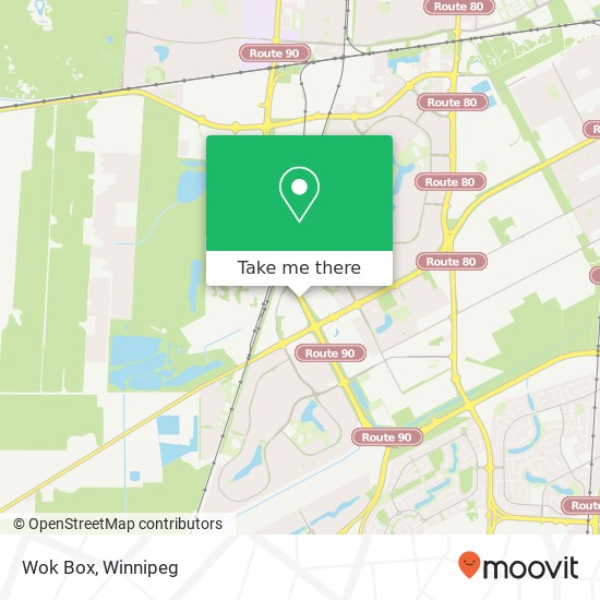 Wok Box, 1580 Kenaston Blvd Winnipeg, MB R3P map