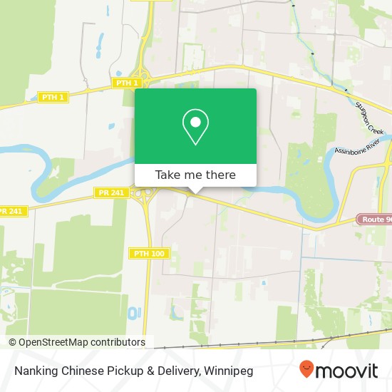 Nanking Chinese Pickup & Delivery, 6500 Roblin Blvd Winnipeg, MB R3R plan