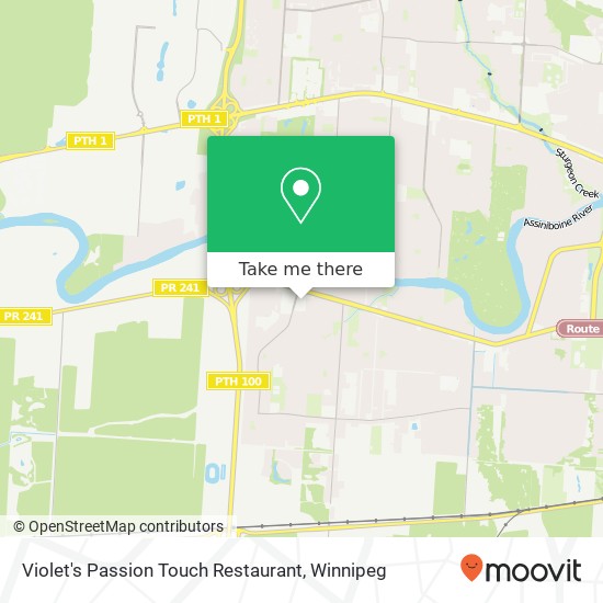 Violet's Passion Touch Restaurant, 525 Dale Blvd Winnipeg, MB R3R 2J8 map