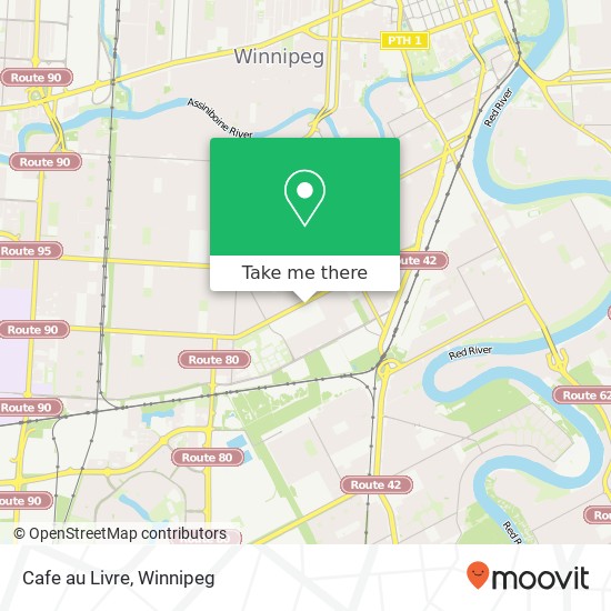 Cafe au Livre, 1120 Grant Ave Winnipeg, MB R3M 2A4 map