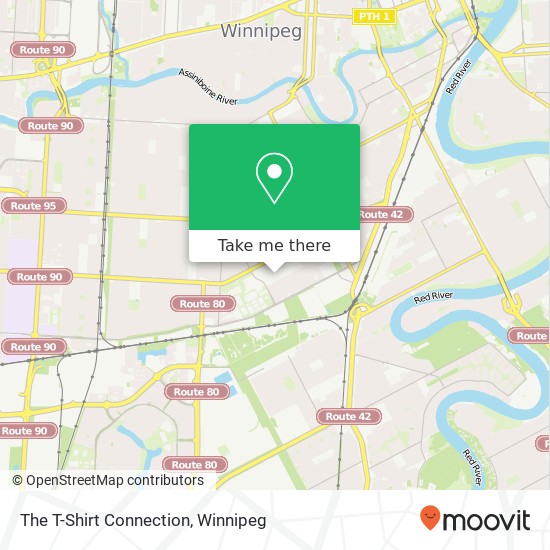 The T-Shirt Connection, Winnipeg, MB R3M plan