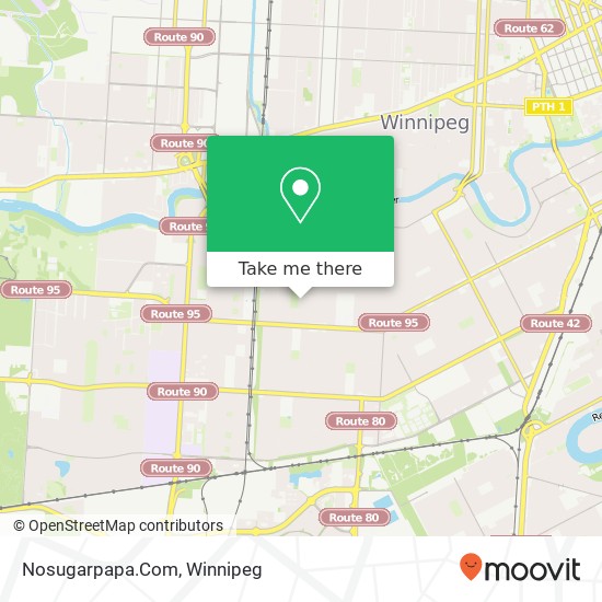 Nosugarpapa.Com, 434 Brock St Winnipeg, MB R3N 0Z1 plan