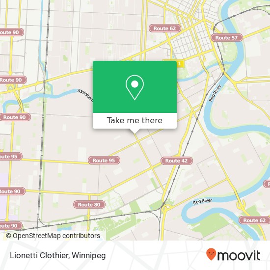 Lionetti Clothier, 215 Stafford St Winnipeg, MB R3M map