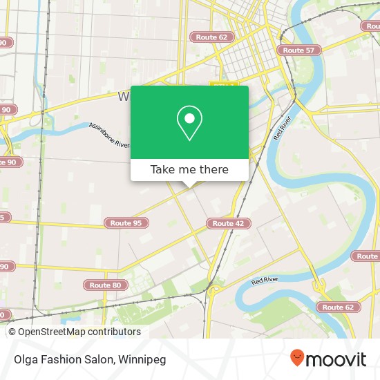 Olga Fashion Salon, 858 Corydon Ave Winnipeg, MB R3M 0Y4 plan