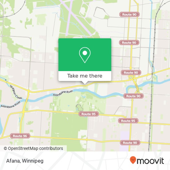 Afana, 2063 Portage Ave Winnipeg, MB R3J 0K9 map