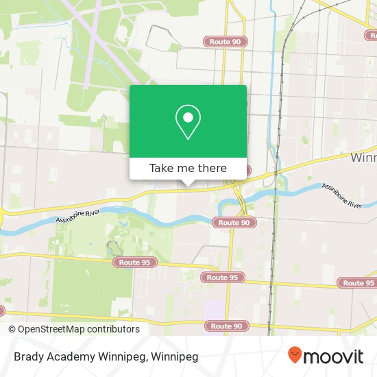 Brady Academy Winnipeg, 1845 Portage Ave Winnipeg, MB R3J 0G7 plan