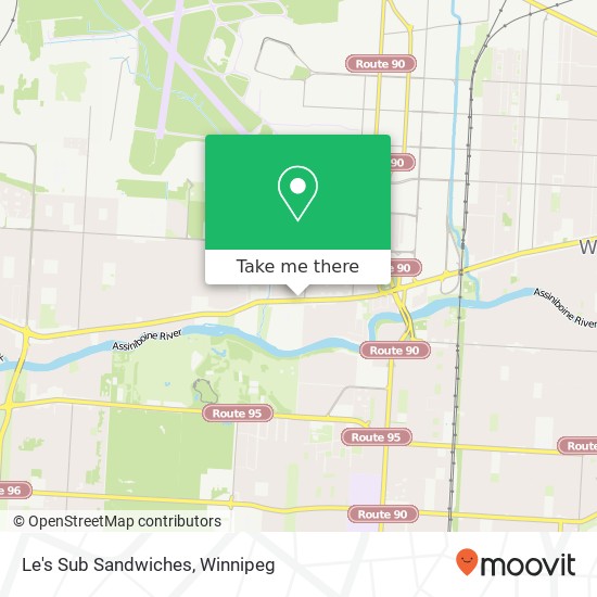 Le's Sub Sandwiches, 1887 Portage Ave Winnipeg, MB R3J 0H3 map