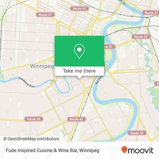 Fude Inspired Cuisine & Wine Bar, 99 Osborne St Winnipeg, MB R3L map