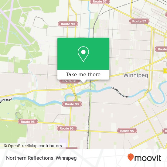 Northern Reflections, 1485 Portage Ave Winnipeg, MB R3G map