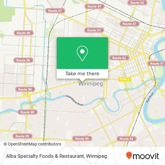 Alba Specialty Foods & Restaurant, 950 Portage Ave Winnipeg, MB R3G 0R1 map