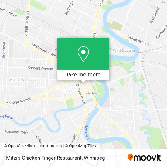 Mitzi's Chicken Finger Restaurant map